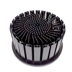 Factory Custom Aluminium Round LED Cold Forging Pin Fin Heatsink