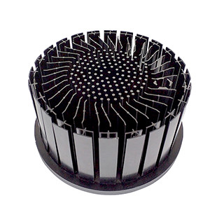 Factory Custom Aluminium Round LED Cold Forging Pin Fin Heatsink
