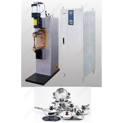 Good quality capacitive discharge welding machine for stainless steel kitchen utensils industry.