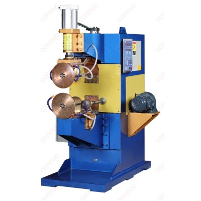Horizontal resistance seam welder for top & bottom cover of water tank