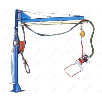 Movable  arm spot welding machine, hanging gun spot welder