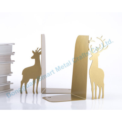 Metal bookends Deer metal book stand