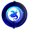 SMART blue dragon wind spinner stainless steel garden decoration
