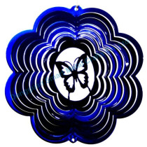 Classic blue Butterfly wind spinner SMART steel wind spinner
