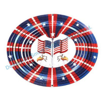 Designer USA Flag wind spinner Stainless steel America Flag wind spinner
