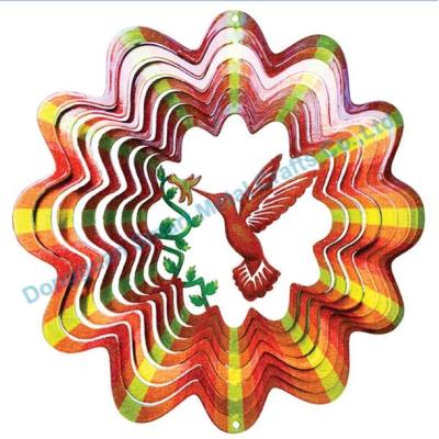 Designer Hummingbird wind spinner from Dongguan Smart metal crafts