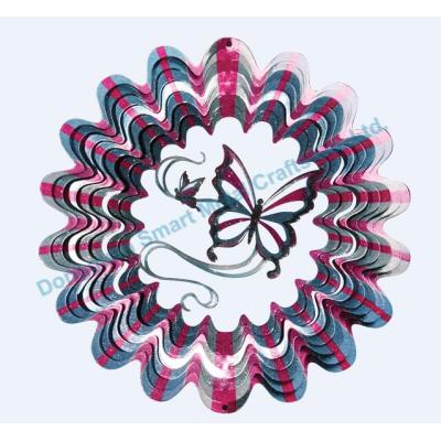 Best selling Multi color butterfly wind spinner