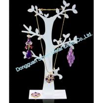Metal jewelry tree stand Laser cut jewelry display holder metal tree jewelry stands