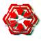 STAR WARS SITH metal wall decoration Floating metal wall art sign in red finish
