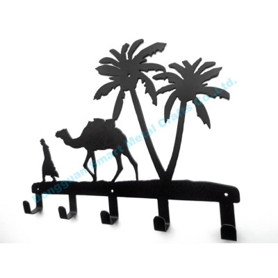 CAMEL wall mounted coat hook in black color