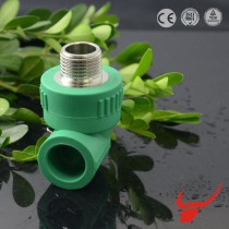 PPR Plastic Fittings PPR Male Threaded Elbow/ Hot Sale CE Certificate Plastic Plastic Manufacturers PPR 90 Degree Male Elbow