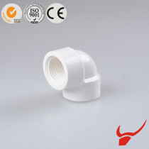 UPVC BS 4363 pipe fittings 90 degree female thread elbow for hot water