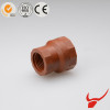 PPH plastic pipe fittings red female thread reducing socket