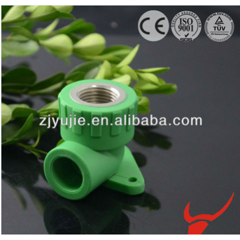 Germany standard PP-R pipe fittings female elbow with seat with imported PPR material