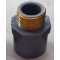 CPVC SCH80 American standard pipe fittings male socket with gray color