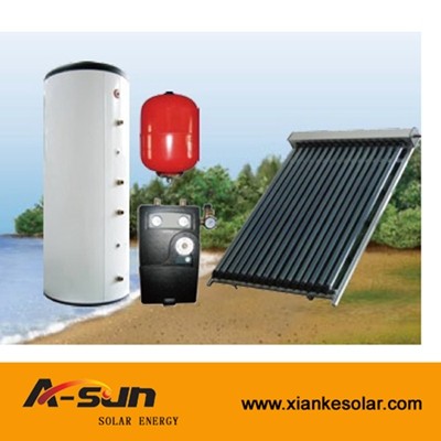 A-SUN Solar Keymark Split and Pressure Solar Water Heater