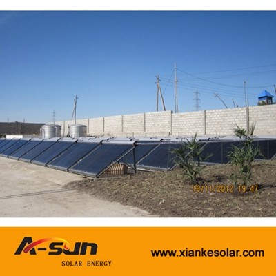 A-SUN Solar Keymark Heat Pipe Solar Collector With 15/20/25/30 Tubes