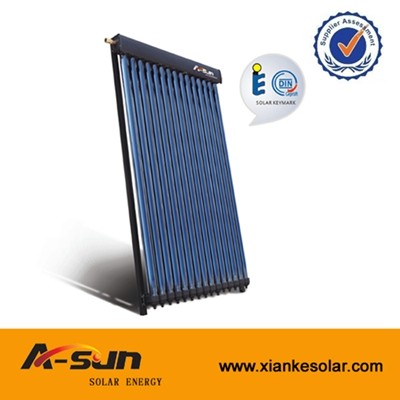 A-SUN Solar Keymark Heat Pipe Solar Collector With 15/20/25/30 Tubes