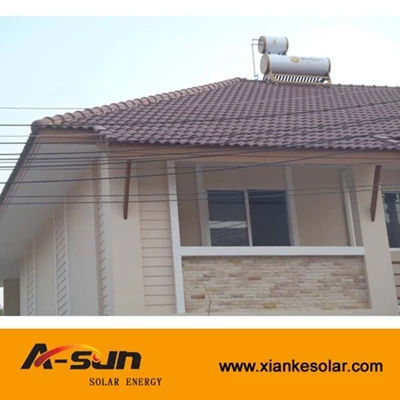 A-SUN 15/18/20/24/30/34/36 Tubes Non-pressure Solar Water Heater With Assistant