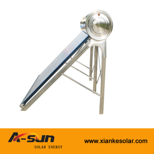 A-SUN high quality non-pressure stainless steel solar water heaters from china manufacturer
