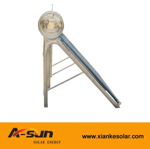 A-SUN high quality non-pressure stainless steel solar water heaters from china manufacturer