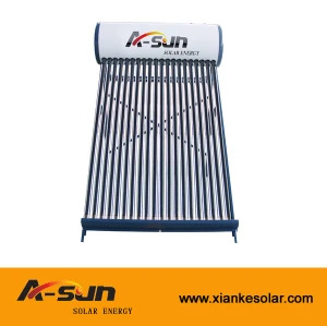 A-SUN 15/18/20/24/30/34/36 Tubes Non-pressure solar water heater