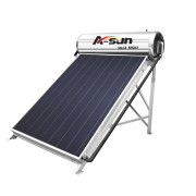 A-SUN Flat Plate Rooftop Electrical Heating Element Solar Water Heater