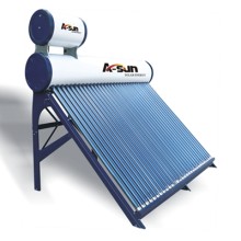 Home vacuum tube, solar water heater works (graphic), flat-panel solar water heater principle