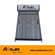 Sistema de calentador de agua solar de acero inoxidable pre-calentado sin presurizar