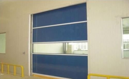 Latest design pvc tarpaulin for curtain high speed folding door TOP026