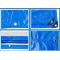 High quality cover tarpaulin/waterproof double plastic blue pe tarpaulin cover TOP150