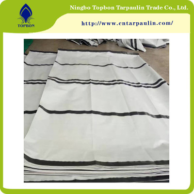 Poly Woven Plastic  Stripes PE tarpaulin United Nations TOP167