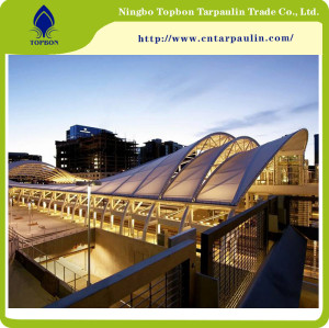 Flame Retardant PVC Coated Tarpaulin for Membrane Structure TOP007