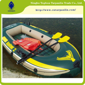 High Quality Inflatable Plastic PVC Boat Fabric TOP009