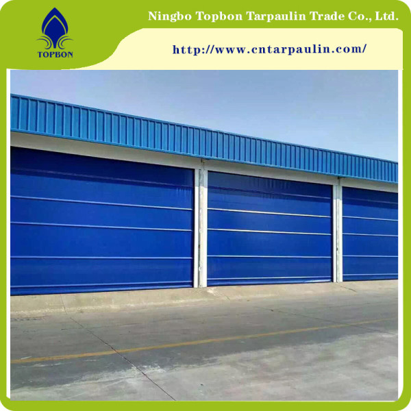 High quality high density pvc fabric used for PVC high speed rolling door TOP033
