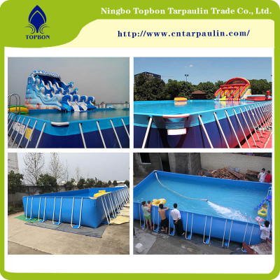 Hot selling laminated high quality pvc tarpaulin for swimming pool  TOP040