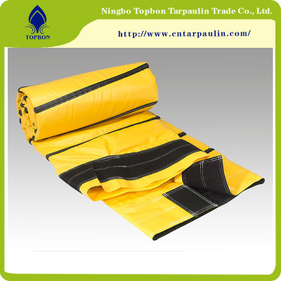 Durable pvc coated tarpaulin fabric for flexible ventilation duct  TOP052