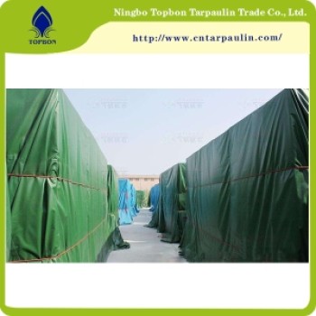 heavy duty green 500gsm pvc tarpaulin