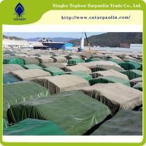 Green 19oz tarpaulin for port cover