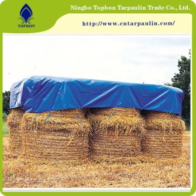 blue 500gsm waterproof fabric for hay tarps