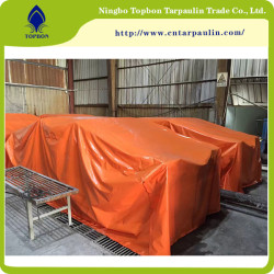 orange 14.9oz tarpaulin sheet cargo cover
