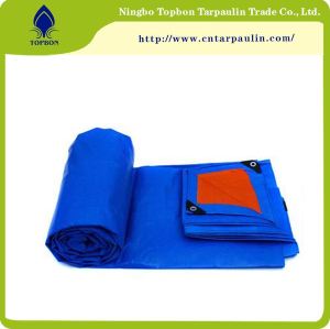 HDPE poly covers orange/blue for hay covers