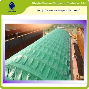 green boat tarps coated fabric