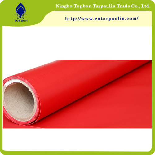 red color 650GSM UV PVC Waterproof tarps