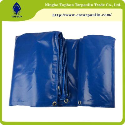 Blue tarpaulin for truck