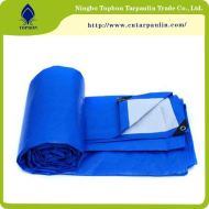 Blue/white 180gsm tarpaulin for hay cover