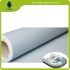 widely used gray PVC tarpaulin packed in rolls