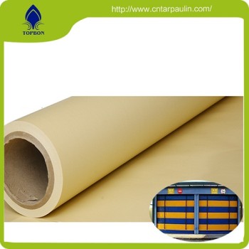 Blue 700GSM Curtain Door Fabric Rolls Vinyl Fabric