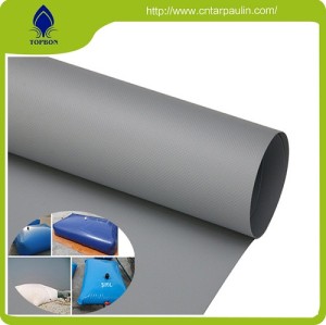 Waterproof 1000D PVC Coated Tarpaulin Fabric In Roll For Water Tank