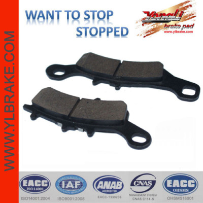 YL-F074 Competitive Price Factory Customized Brake Pad Material for motorcycle
